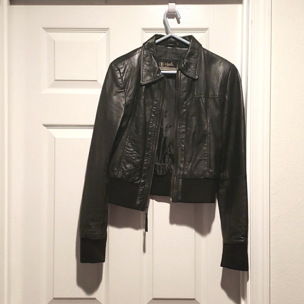 Heeli Genuine Leather Jacket (Women's Size S)